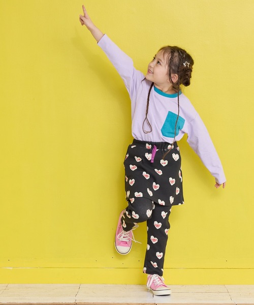 MARKEY'S（マーキーズ）の「ストレッチミニスカート（スカート・キッズ・ブルー系その他/ピンク系その他/ブラウン系その他/ブラック系その他・XS/S/M/L）」の8枚目の写真