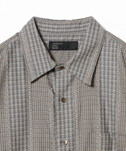 International Gallery BEAMS（インターナショナルギャラリービームス）の「ブレードチェック レギュラーカラー シャツ（シャツ/ブラウス・メンズ・その他・MEDIUM/SMALL/LARGE）」の3枚目の写真