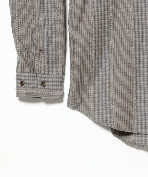 International Gallery BEAMS（インターナショナルギャラリービームス）の「ブレードチェック レギュラーカラー シャツ（シャツ/ブラウス・メンズ・その他・MEDIUM/SMALL/LARGE）」の4枚目の写真