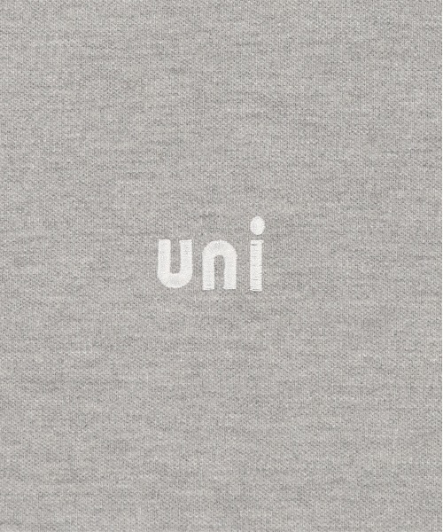 SPINNS（スピンズ）の「短丈ポロシャツ/チェック/ワンポイントロゴ/ショート丈（ポロシャツ・メンズ・ブラック系その他/ブラック×レッド/ホワイト系その他/ネイビー系/グレー×サックスブルー・ONESIZE）」の6枚目の写真