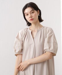 【WEB限定】ドッキングカットソーワンピース【洗える】