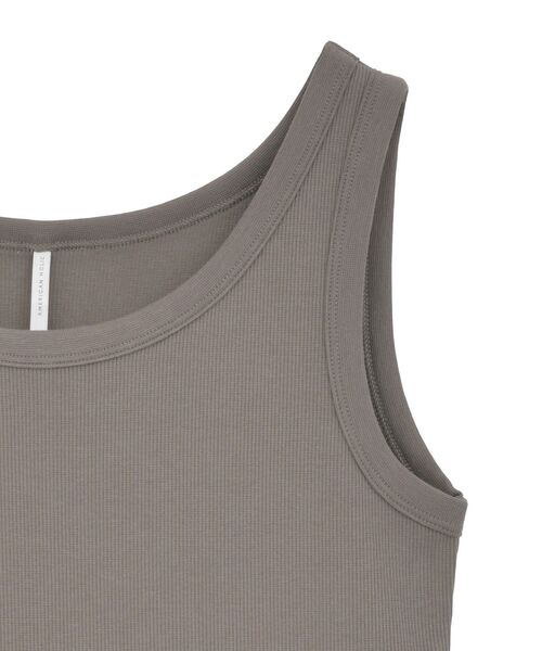 AMERICAN HOLIC（アメリカンホリック）の「テレコタンクトップ（タンクトップ・レディース・アイボリー/ブラック/ベージュ/モカ・M/L）」の17枚目の写真