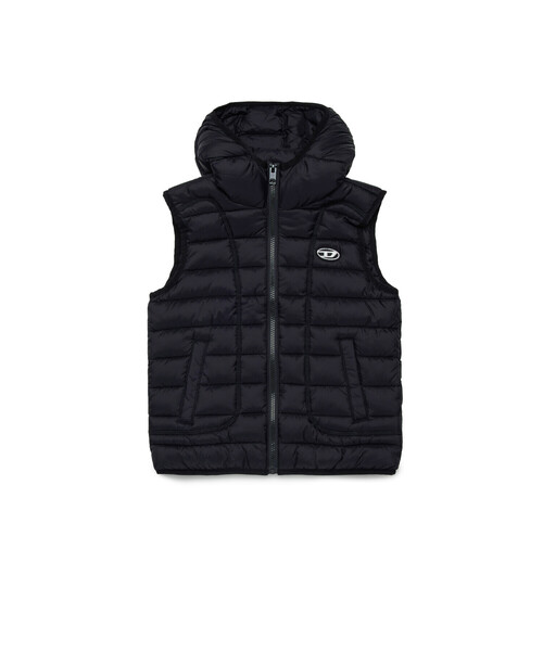 DIESEL（ディーゼル）の「キッズ パファーベスト JWTEMPLE（その他アウター・キッズ・ブラック・12Y/16Y/6Y/8Y/10Y/14Y/4Y）」の4枚目の写真