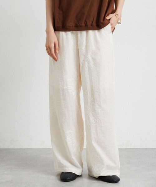 セール】刺繍イージーパンツ（その他パンツ）｜studio CLIP