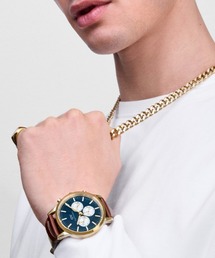 Daniel Wellington(_jGEFg)Iconic Chronograph 40MM St Mawes Arch 5-Link Panda Yrv S[h(AiOrv)
