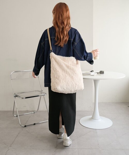 ボアビッグショルダーバッグ（ショルダーバッグ）｜DISCOAT（ディス