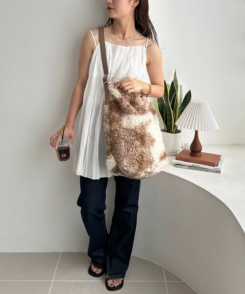 ボアビッグショルダーバッグ（ショルダーバッグ）｜DISCOAT（ディス