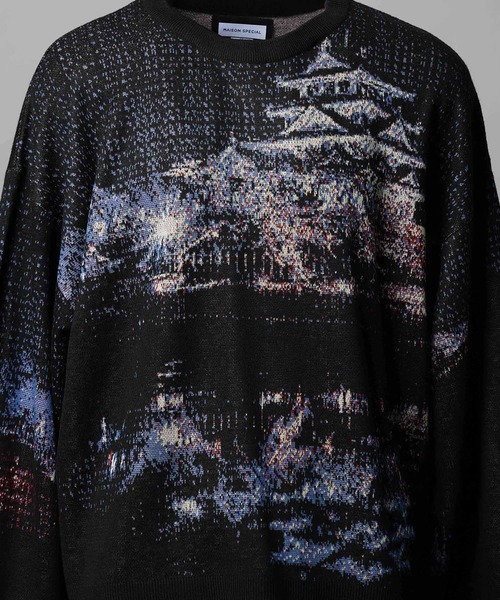 完売品✴︎新品未使用✴︎City shop UNISEX》【CITY SERIES】「NAGOYA」Prime-Over Crew Neck Knit