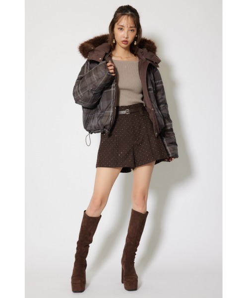 rienda（リエンダ）の「リバーシブルダウンジャケット 秋服 冬服（ダウンジャケット/コート・レディース・ブラック/ホワイト/ブラウン・SMALL/MEDIUM）」の15枚目の写真