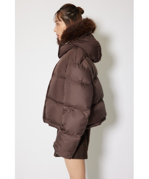 rienda（リエンダ）の「リバーシブルダウンジャケット 秋服 冬服（ダウンジャケット/コート・レディース・ブラック/ホワイト/ブラウン・SMALL/MEDIUM）」の17枚目の写真