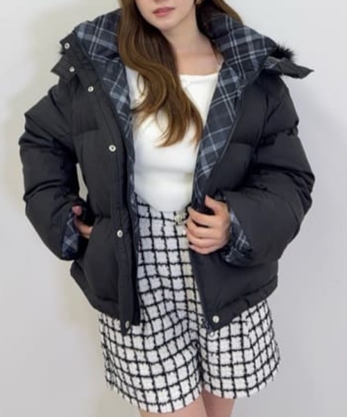 セール】【2025AW】リバーシブルダウンジャケット 秋服 冬服