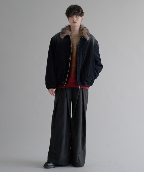 【epnok】　2WAYコーデュロイ中綿ファーブルゾン 2WAYコーデュロイ中綿ファーブルゾン（ブルゾン）｜epnok（エプノック