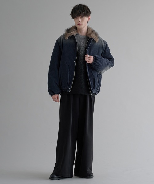 【epnok】　2WAYコーデュロイ中綿ファーブルゾン 2WAYコーデュロイ中綿ファーブルゾン（ブルゾン）｜epnok（エプノック