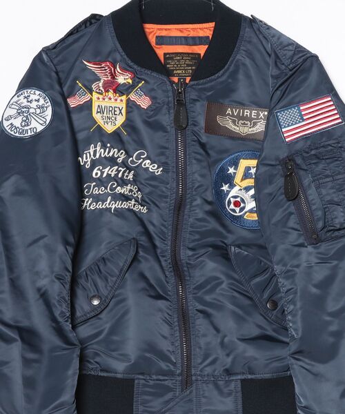 AVIREX(アヴィレックス)の「《WEB&DEPOT限定》L-2 5th AIR FORCE / L-2 フィフス エアフォース(MA-1・レディース・セージグリーン・FREE)」の17枚目の写真