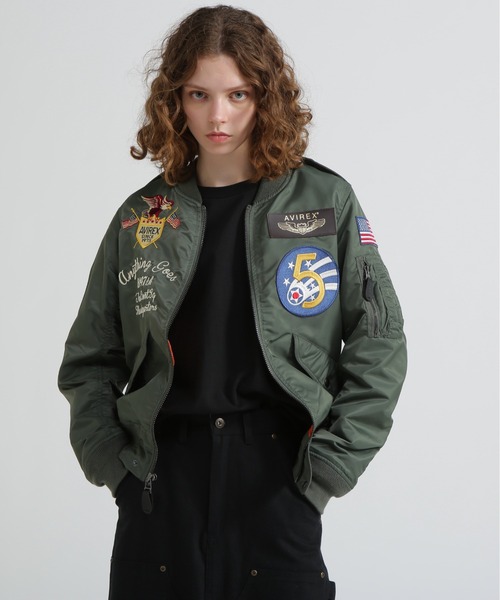 【AVIREX】L-2 5th AIR FORCE 限定 XLオリーブ WEB＆DEPOT限定》L-2 5th AIR FORCE / L-2 フィフス エアフォース（MA