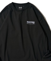 【THRASHER / スラッシャー】ワンポイント刺繍ロングスリーブTシャツ