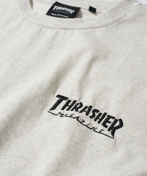 THRASHER(スラッシャー)の「【THRASHER / スラッシャー】ワンポイント刺繍ロングスリーブTシャツ(Tシャツ/カットソー・メンズ・ホワイト/ブラック/アッシュグレー・MEDIUM/LARGE/X-LARGE)」の10枚目の写真