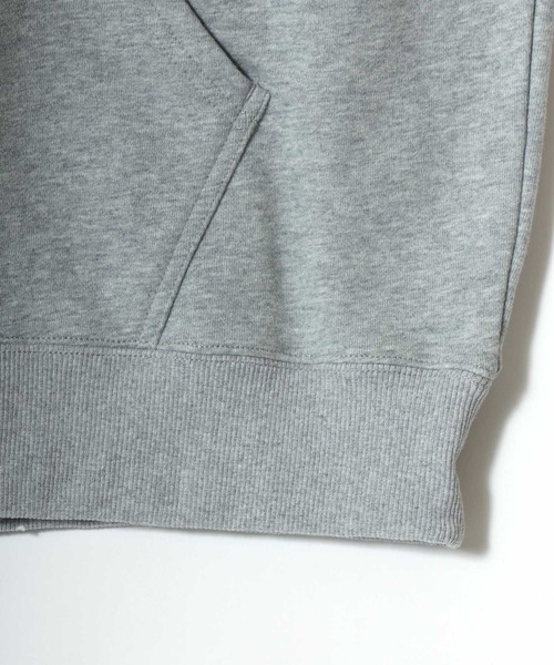 FIRST DOWN（ファーストダウン）の「FIRST DOWN/ファーストダウン LOGO SWEAT PARKA/オーバーサイズ ヘビーウェイト 裏毛 ロゴ ワンポイント刺繍 スウェット パーカー/レディース メンズ（パーカー・メンズ・ネイビー/ブラック/グレー・M/L/XL）」の9枚目の写真