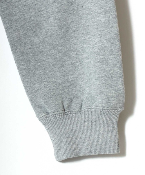 FIRST DOWN（ファーストダウン）の「FIRST DOWN/ファーストダウン LOGO SWEAT PARKA/オーバーサイズ ヘビーウェイト 裏毛 ロゴ ワンポイント刺繍 スウェット パーカー/レディース メンズ（パーカー・メンズ・ネイビー/ブラック/グレー・M/L/XL）」の11枚目の写真