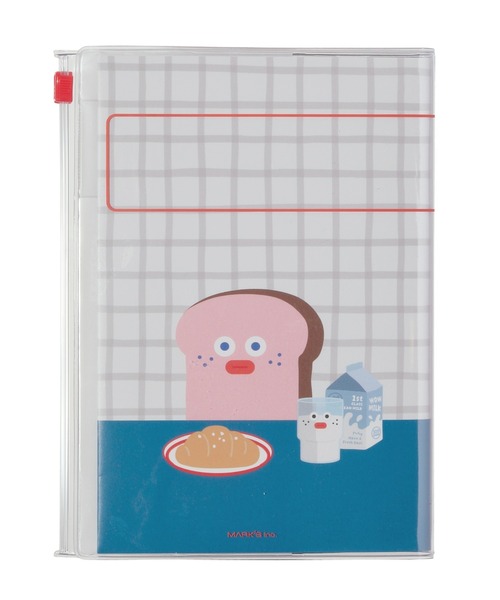 Brunch Brother(ブランチブラザー)の「マークス 手帳 2026 スケジュール帳 2025年12月始まり 月間ブロック B6変型 ストレージイット/ブランチブラザー(手帳/メモ帳・レディース・グレー/アイボリー/ミント・FREE)」の5枚目の写真