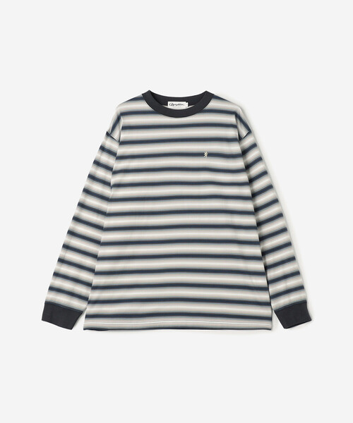 セール】Gymphlex | オンブレボーダー クルーネック長袖Tシャツ MEN（T