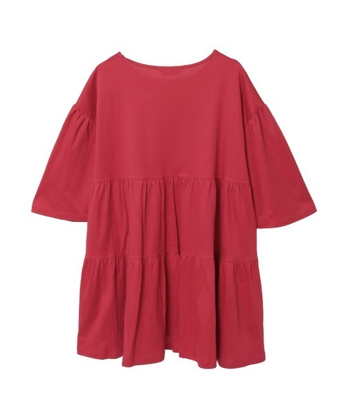 PINK HOUSE（ピンクハウス）の「パフュームプリントカットソーチュニック（Tシャツ/カットソー・レディース・アイボリー/ブラック/ローズ/ブラウン・フリー）」の6枚目の写真