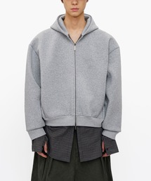 MASONPRINCE | オーバーサイズ レイヤードデザイン ZIPパーカー WY6433【MASONPRINCE】【2025AW】(パーカー)