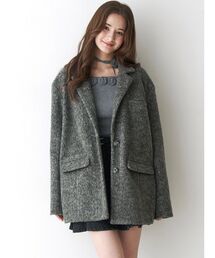 CALNAMUR | ミニシャギーテーラードコート(テーラードジャケット)