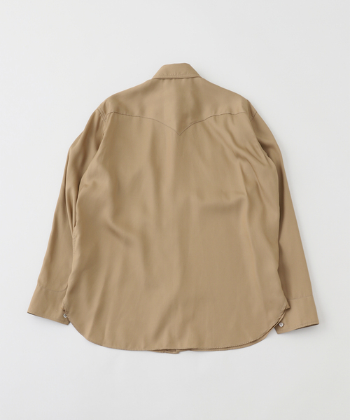 Couture d'adam（クチュールドアダム）の「COUTURE D’ADAM (クチュール ド アダム) Rayon Ranch シャツ（シャツ/ブラウス・メンズ・ブラック/ベージュ・40/42）」の3枚目の写真