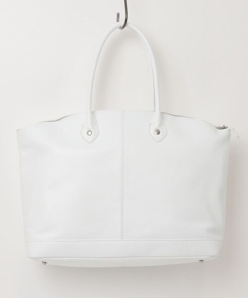 TORNADO MART（トルネードマート）の「ｼｭﾘﾝｸﾚｻﾞｰﾗｲﾀﾞｰｽﾎﾞｽﾄﾝBAG（トートバッグ・メンズ・ホワイト/ブラック・FREE）」の3枚目の写真