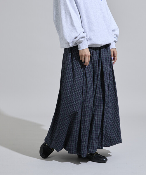 セール】チェック バルーンスカート（スカート）｜FREAK'S STORE