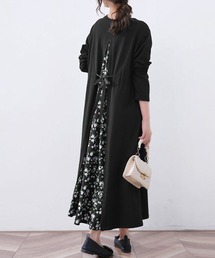 tsuzurisaさん着用✴︎ maje 黒・白ドット柄長袖ワンピース tsuzurisaさん着用✴︎ maje 黒・白ドット柄長袖ワンピース