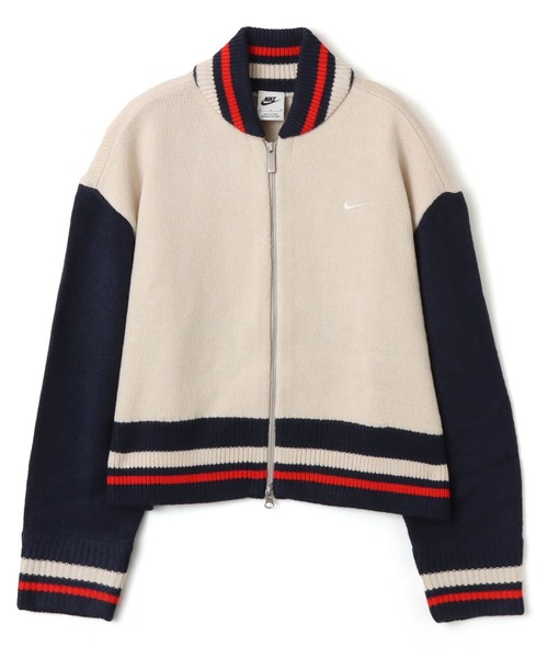 NIKE（ナイキ）の「NIKE AS W NSW CARDIGAN STREET / ナイキ ウィメンズ NSW カーディガン ストリート 【SP】（カーディガン/ボレロ・レディース・レッド/ブラウン/ブラック・L/M/S）」の2枚目の写真