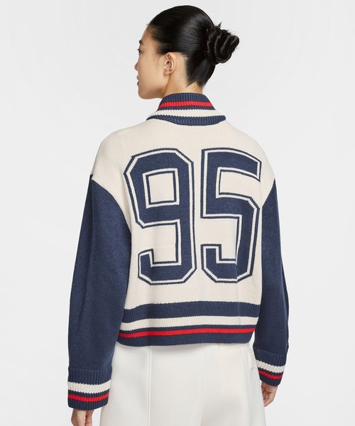 NIKE（ナイキ）の「NIKE AS W NSW CARDIGAN STREET / ナイキ ウィメンズ NSW カーディガン ストリート 【SP】（カーディガン/ボレロ・レディース・レッド/ブラウン/ブラック・L/M/S）」の9枚目の写真