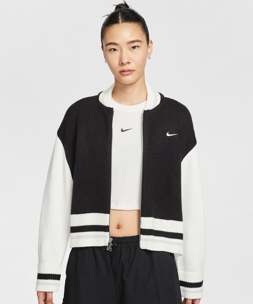 NIKE（ナイキ）の「NIKE AS W NSW CARDIGAN STREET / ナイキ ウィメンズ NSW カーディガン ストリート 【SP】（カーディガン/ボレロ・レディース・レッド/ブラウン/ブラック・L/M/S）」の17枚目の写真