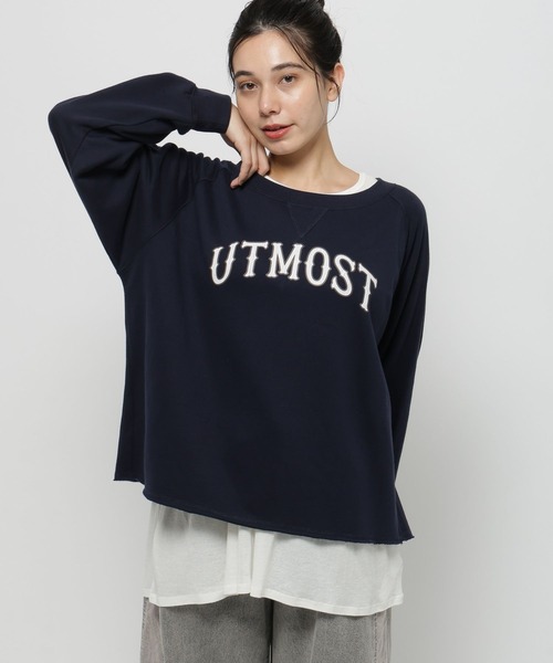 niko and...（ニコアンド）の「ペプラムインナーTシャツ（Tシャツ/カットソー・レディース・ブラック/ホワイト/オフホワイト・FREE）」の9枚目の写真