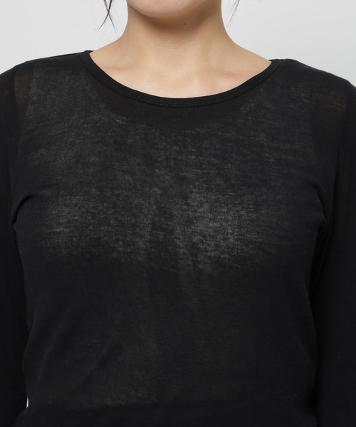 niko and...（ニコアンド）の「ペプラムインナーTシャツ（Tシャツ/カットソー・レディース・ブラック/ホワイト/オフホワイト・FREE）」の21枚目の写真