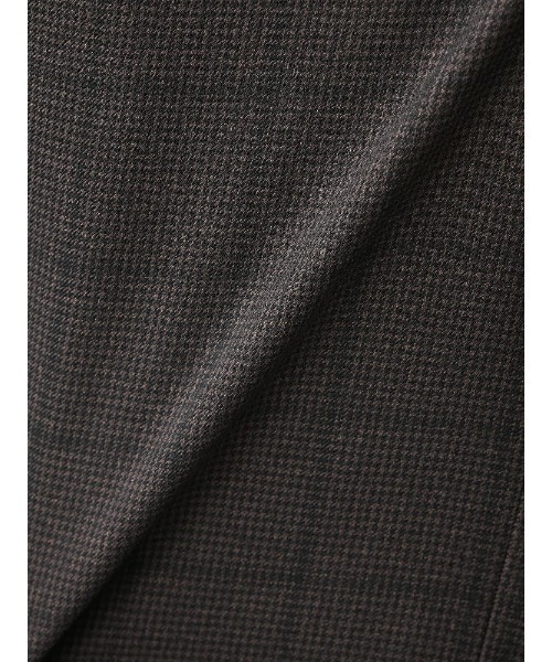 Perfect Suit FActory(パーフェクトスーツファクトリー)の「《WOOLY WASH SUIT》WEB限定スーツ【洗える/ウールライク】スリーピース 千鳥×ウィンドペン ブラウン(スーツセット・メンズ・ダークブラウン・AB5/AB6/AB7/Y5/Y6/A5/A6/A7/A4/BB6/AB4/AB8/Y4/BB7/BB8/BB5/Y7/A8)」の5枚目の写真