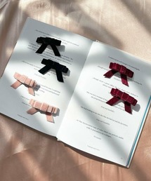 F i.n.t | 多重リトルベロアリボンクリップ(バレッタ/ヘアクリップ)