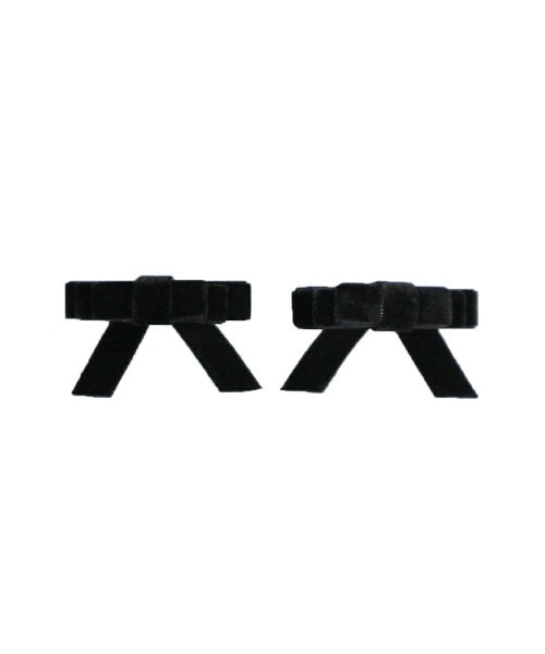 F i.n.t（フィント）の「多重リトルベロアリボンクリップ/fint フィント（バレッタ/ヘアクリップ・レディース・ブラック/ライトピンク/レッド・FREE）」の9枚目の写真