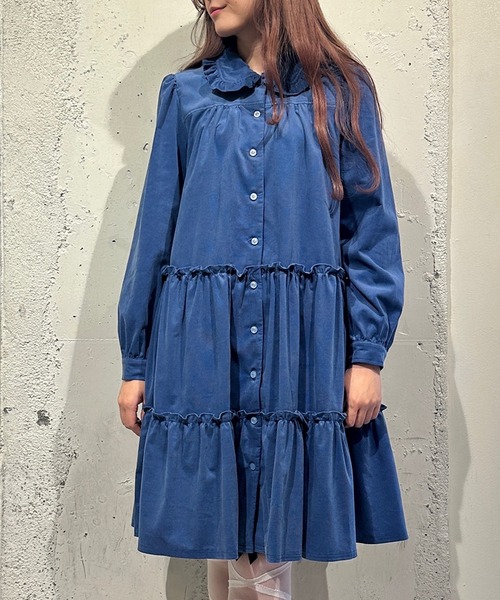 MILK サロンワンピース アイスブルー MILK サロンワンピ アイスブルー