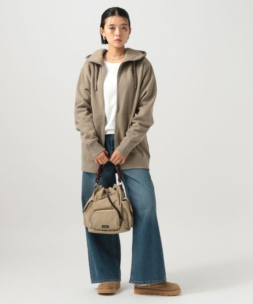 THE NORTH FACE(ザノースフェイス)の「【THE NORTH FACE(ザ・ノース・フェイス)】ジップフーディー(パーカー・レディース・ブラック/ホワイト/ベージュ・FREE)」の14枚目の写真
