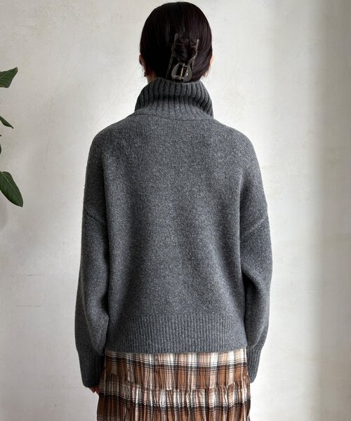 セール】【WEB限定】ダブルジップニットブルゾン（カーディガン/ボレロ