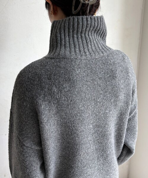 セール】【WEB限定】ダブルジップニットブルゾン（カーディガン/ボレロ