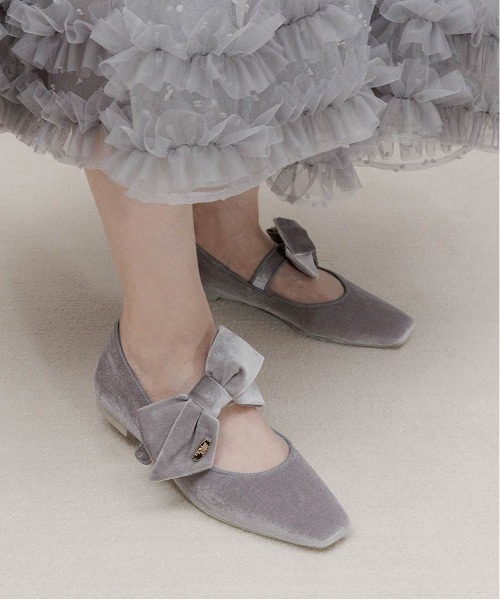 セール】【TOM and JERRY】2WAY メリージェーンリボンフラットパンプス