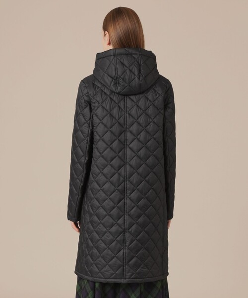 MACKINTOSH LONDON（マッキントッシュ ロンドン）の「【Tilbury hood long/ティルベリーフードロング】エアリーキルティングフーデッドコート（その他アウター・レディース・ブラック/ベージュ・38/40）」の10枚目の写真