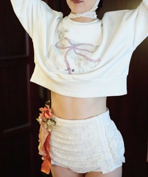 Lam balm（ラムバム）の「【Lam Balm】CONVENIENCE YOUNG Collaboration　クロップドスウェット（スウェット）」