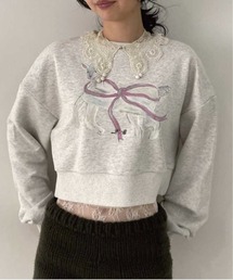 Lam balm（ラムバム）の「【Lam Balm】CONVENIENCE YOUNG Collaboration　クロップドスウェット（スウェット）」