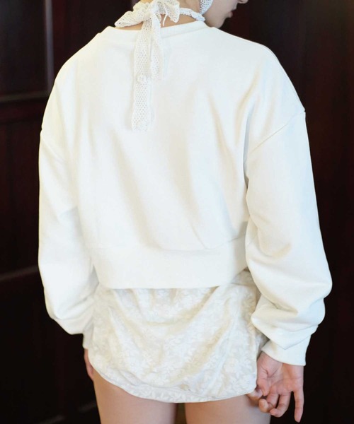 Lam Balm】CONVENIENCE YOUNG Collaboration クロップドスウェット