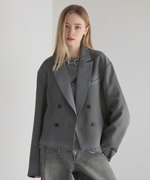 Spielio | 【Spielio】Cut off design tailored jacket / カットオフデザインテーラードジャケット(テーラードジャケット)